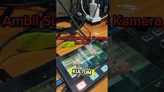 Sumber Audio Kamera ke Obs Studio Untuk Livestreaming obsstudio [upl. by Ahsienak]