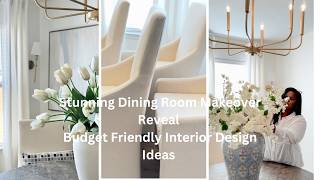 Stunning Dining Room Makeover  Interior Design  Budget Friendly Decor New Beginnings Makeover [upl. by Harifaz106]