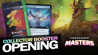 My First Commander Masters Collector Booster Opening  Magic The Gathering 2024 [upl. by Lahcsap]