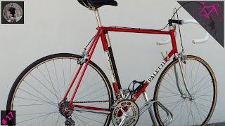 Luciano Paletti reparto corse Stahlrennrad mit Campagnolo Super Record Ausstattung [upl. by Dollar]