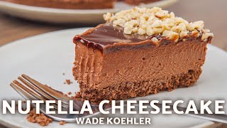 How To Make The Most Amazing Nutella Cheesecake [upl. by Akeber424]