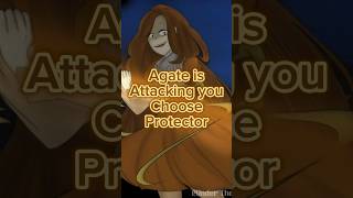 GlitchTale Agate is attacking you choose the protector glitchtale [upl. by Uke]