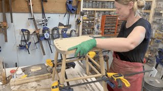 Life in the Workshop Regluing amp Refinishing a Chair [upl. by Yramanna444]