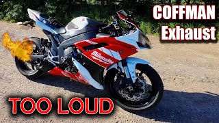 LOUDEST Coffman Exhaust Yamaha R1  RAW Sound  BRUTAL [upl. by Carin]