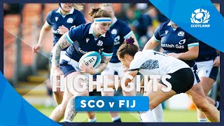 HIGHLIGHTS  Scotland v Fiji  Vodafone Series 2024 [upl. by Martainn675]