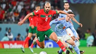 Sofyan Amrabat highlights from the World Cup 2022 against Spain and Portugal [upl. by Phelia]