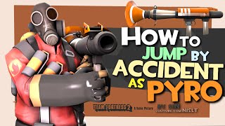 TF2 How to jump by accident as pyro FUN [upl. by Merkle]