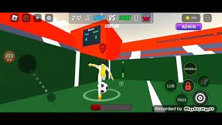 como fazer gol de voleio e bicicleta futebol de rua realista roblox [upl. by Cullie]