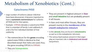 Xenobiotics metabolism [upl. by Pincus]