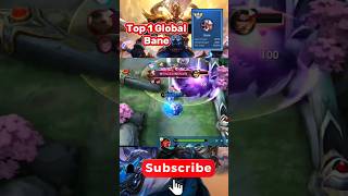 Top 1 Global Bane By Kailer mlbb mobilelegends topglobal [upl. by Arekahs]