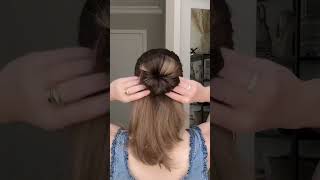 💙 amazinghacks hairstyle hair easyhairstyle bunhairstyle hairtutorial minivlog [upl. by Bridgid]