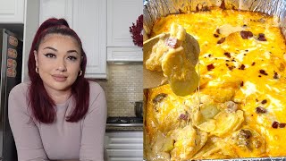 ROASTED GARLIC CHEESY POTATOES [upl. by Mina]