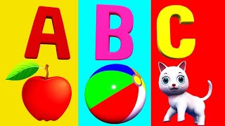 A for apple  अ से अनार  abcd  phonics song  a for apple b for ball c for cat  abcd song  abcde [upl. by Laverna]