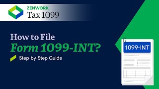 File Form 1099INT Online  Tax Experts Guide [upl. by Hayley]