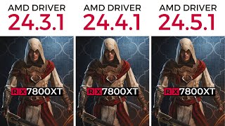 AMD Drivers Update 2451 VS 2441 Vs 2431  AMD Adrenalin Edition 2451 New Update 7800XT [upl. by Erodavlas672]