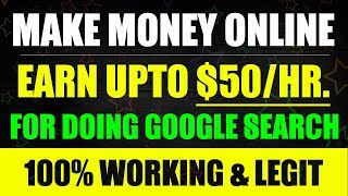 Make Money Online  Earn 50Hr For Just Using Google Search 100 Legit Job from LEAPFORCE [upl. by Aralk]