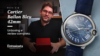 CARTIER BALLON BLEU 42mm  UNBOXING E REVIEW COMPLETO [upl. by Giacomo]