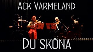 Ack Värmeland du Sköna Arr Danish String Quartet [upl. by Hannahoj]