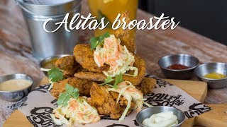 ALITAS BROASTER PERUANAS  COMIDA PERUANA  RECETA DE ACOMERPE [upl. by Nnairam]