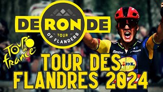 TOUR DES FLANDRES 2024 sur Tour de France 2023 [upl. by Sesilu860]