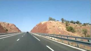 Autoroute A7 AgadirMarrakech HD 25 [upl. by Aneelehs]