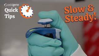 Proper Plunger Release Technique  Addgenes Quick Tips [upl. by Sinclair]