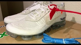 OFFWHITE Vapormax Review Stockx Verified [upl. by Ainolloppa]