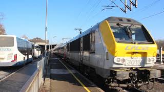 CFLSNCB IC train Liege  Luxembourg at Ettelbruck [upl. by Mehcanem273]