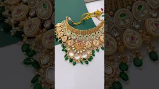 Latest collection of real kundan bridal jwellery [upl. by Charley]