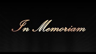 IN MEMORIAM 2024 76th Primetime Emmy Awards [upl. by Henricks]