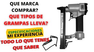 ¿QUE ENGRAMPADORA COMPRAR PARA TAPICERIA CreatividadTapivic [upl. by Attelocin346]