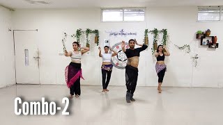 Baladi Rhythm 44  Bellydance CombosAdvance Level baladi rhythm shorts bellydancetutorial [upl. by Amolap130]