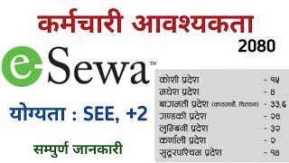 eSewa Job Vacancy 2080  esewa vacancy 2080  esewa vacancy 2023  job vacancy in nepal 2080 [upl. by Kola]