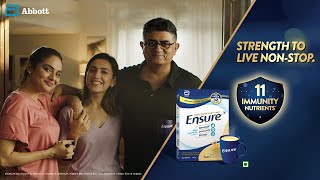 Get Strength to Live NonStop with Ensure® 11ImmunityNutrients  Ensure® Immunity TVC  Malayalam [upl. by Jehovah791]