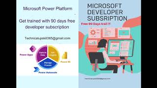 Free Microsoft Developer Subscription for Power Platform Beginners [upl. by Benedikt]