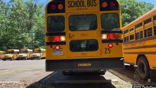 2016 BlueBird Vision School Bus Backing in to Parking Spot amp Air Brake Sounds [upl. by Cinderella]