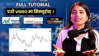 Nepse Alpha Full Tutorial  Merolagani ShareSansar  All Tools Explained  CA Supriya Sharma [upl. by Philipps395]