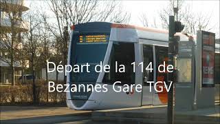 GRM Départ de la 114 de Bezannes Gare TGV [upl. by Aemat]