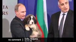 Putin visits Bulgaria [upl. by Minette]