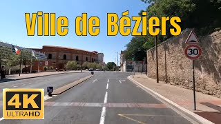 Ville de Béziers  Driving French region [upl. by Nnaylrebmik]