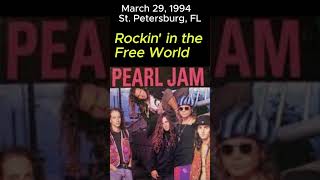 Pearl Jam Rockin’ in the Free World 32994 music pearljam concert live rock rocknroll pj [upl. by Cherian]