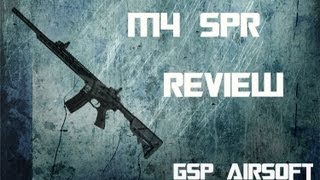 M4 SPR Softair Review GsP Airsoft GERMAN [upl. by Aivatnohs894]