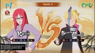 NXBUNSC Karin vs quotKarma Progressionquot Boruto Requested [upl. by Yvonne]