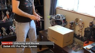 Saitek X52 Pro Flight Control System Unboxing and Review [upl. by Giverin129]