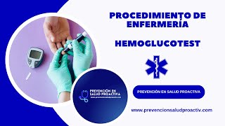 🩸HEMOGLUCOTEST HGT Procedimiento de ENFERMERÍA👨‍🏭 [upl. by Goldenberg]