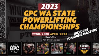 2023 GPC WA State Powerlifting Championships  Day 2 [upl. by Ahiel]