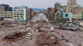 Kazakhstan Big floods Thousands of homes are drowning in Kulsary [upl. by Reaht]