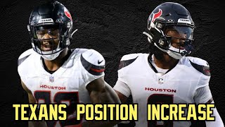 POSITION FOR INCREASE  HOUSTON TEXANS [upl. by Llenrad]