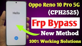 Oppo Reno 10 Pro 5G FRP Bypass Android 13  New Method  Oppo CPH2525 Google Account Bypass No Pc [upl. by Alroy]