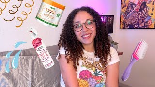 Wash Day  Curly Hair Routine [upl. by Sclater]